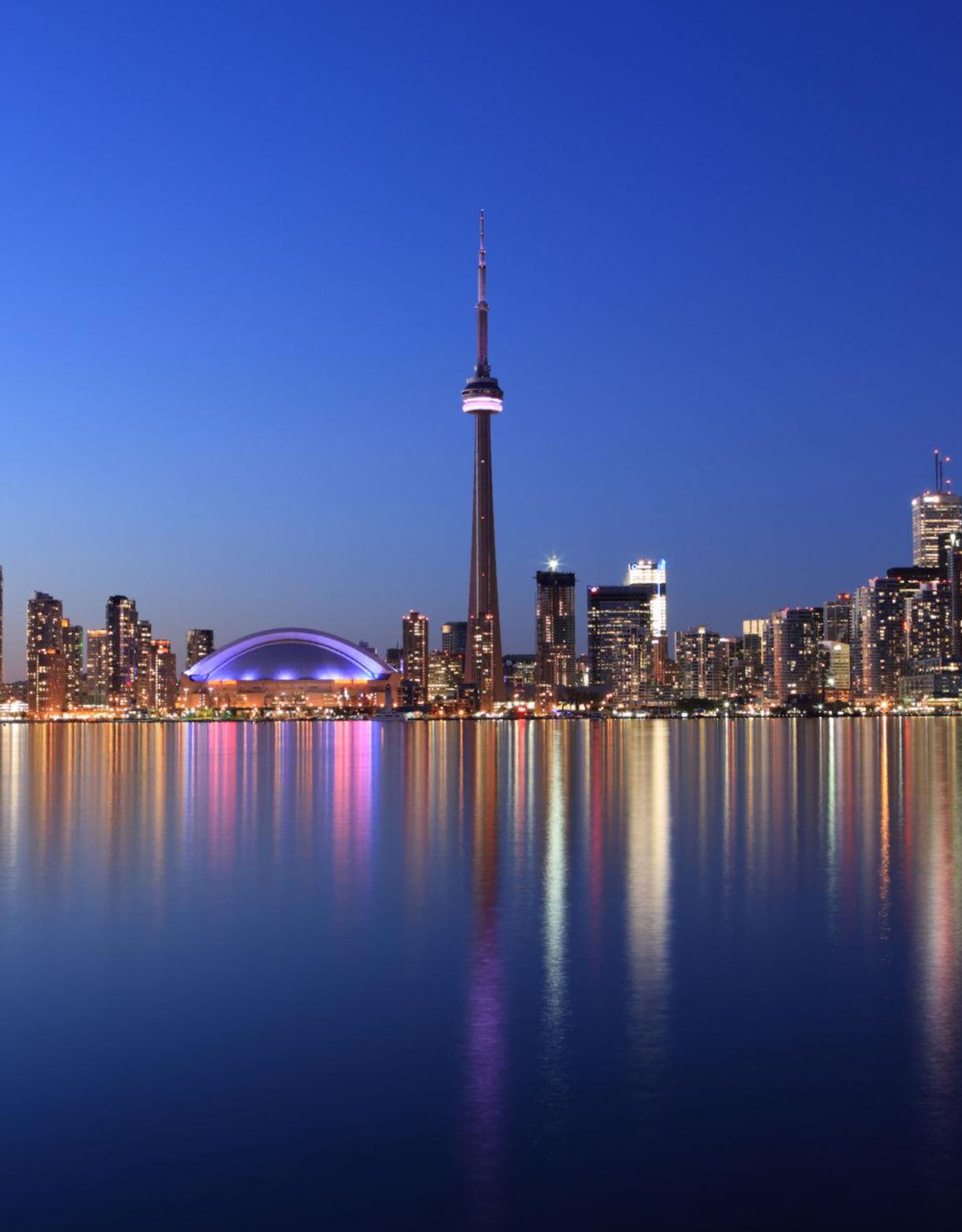 Toronto skyline for Canada immigration